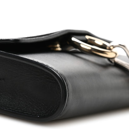 Chloe Suede Calfskin Mini Faye Shoulder Bag Black 9 of 10