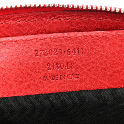 Balenciaga Agneau Arena Classic Hardware Small Clip Rouge Coquelicot 7 of 12