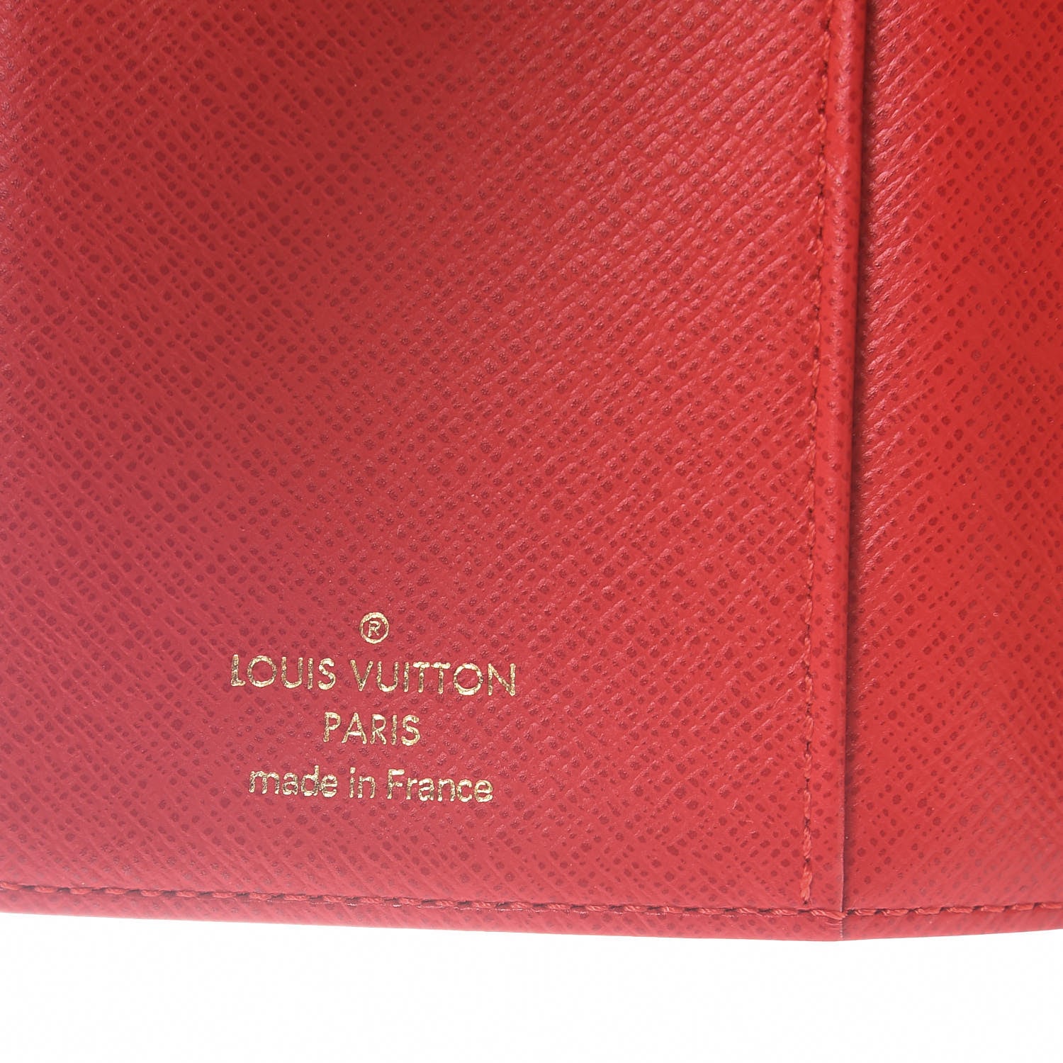 Louis Vuitton Damier Ebene Complice Trunks and Bags Small Ring Agenda Red 6 of 6