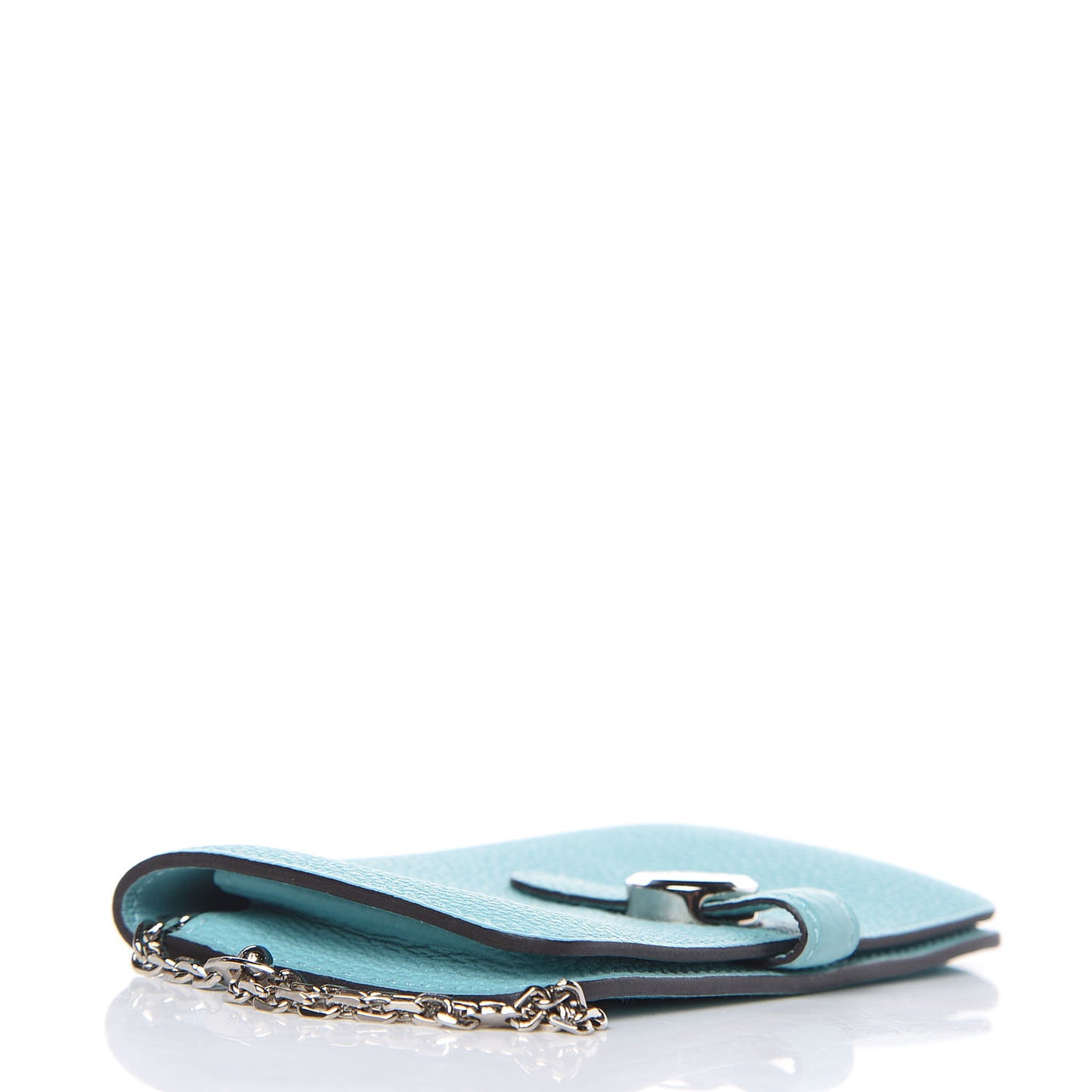 Togo Dogon Card Case Key Holder Bleu Atoll