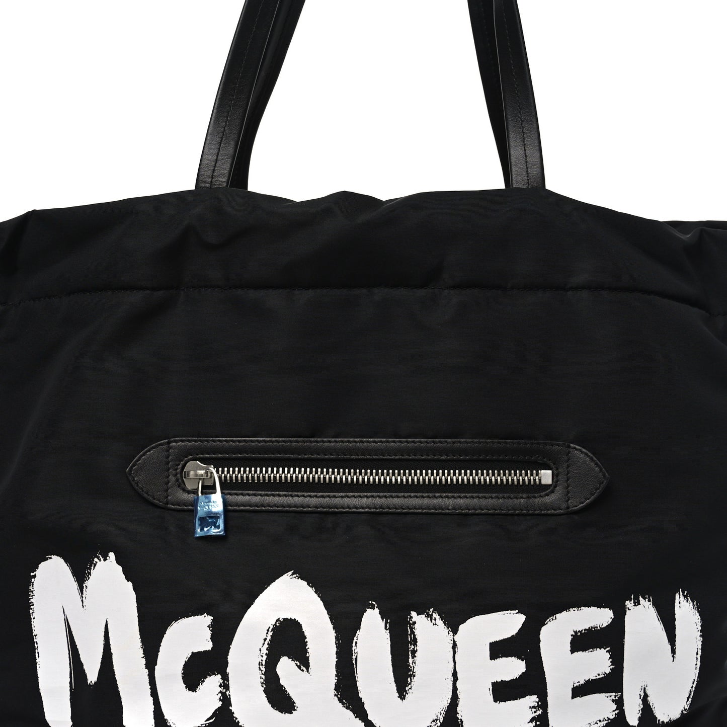 Nylon Graffiti Logo The Bundle Tote Black White