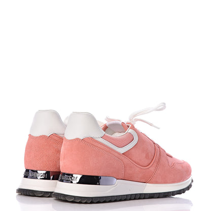 Louis Vuitton Nubuck Suede Run Away Sneakers 36 Pink 4 of 7