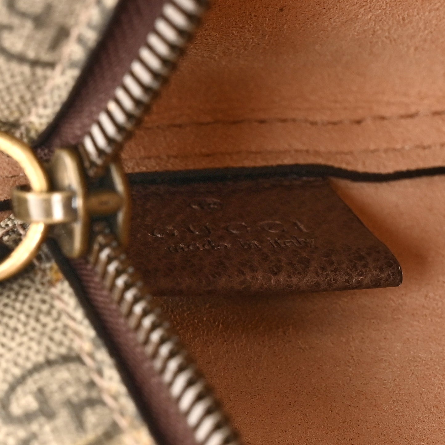 GG Supreme Monogram Medium Ophidia Shopping Tote Ebony