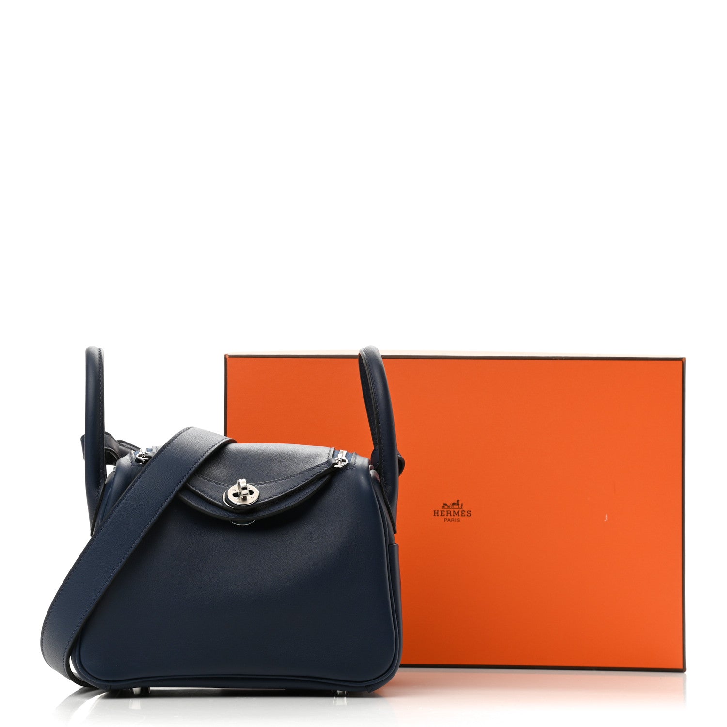 Hermes Swift Verso Mini Lindy 20 Bleu Navy Bleu Frida 11 of 11