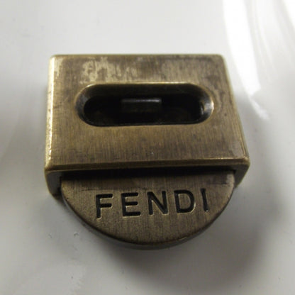 Fendi Patent Beaded B Bag White 8 of 11