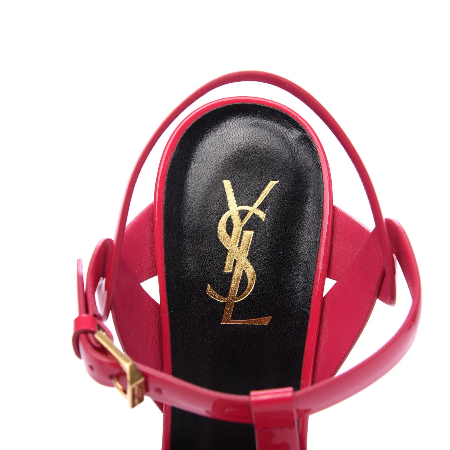 Saint Laurent Patent Tribute 105 Platform Sandals 40 Fuchsia 7 of 8