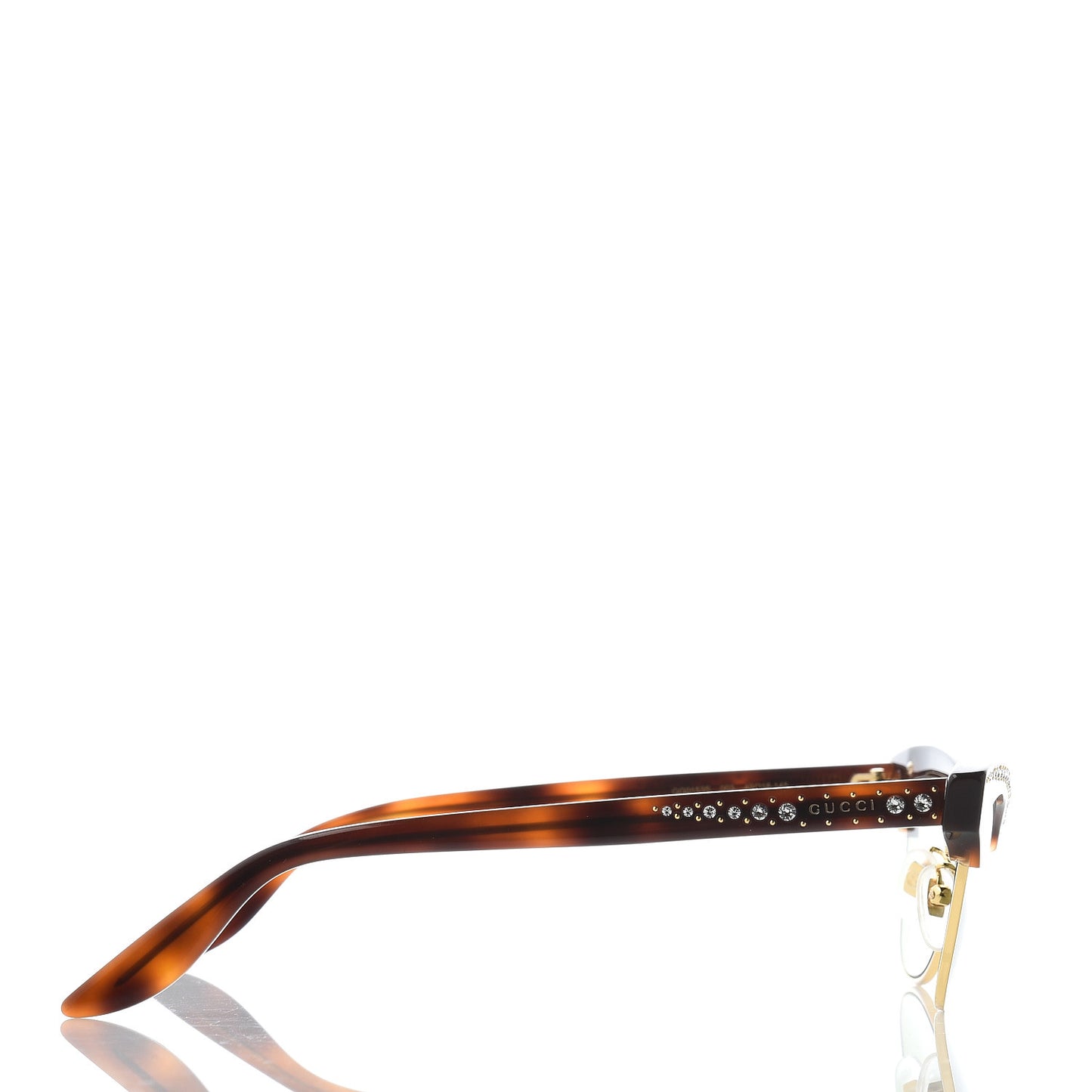 Clubmaster Cat Eye Sunglasses GG0153S Black