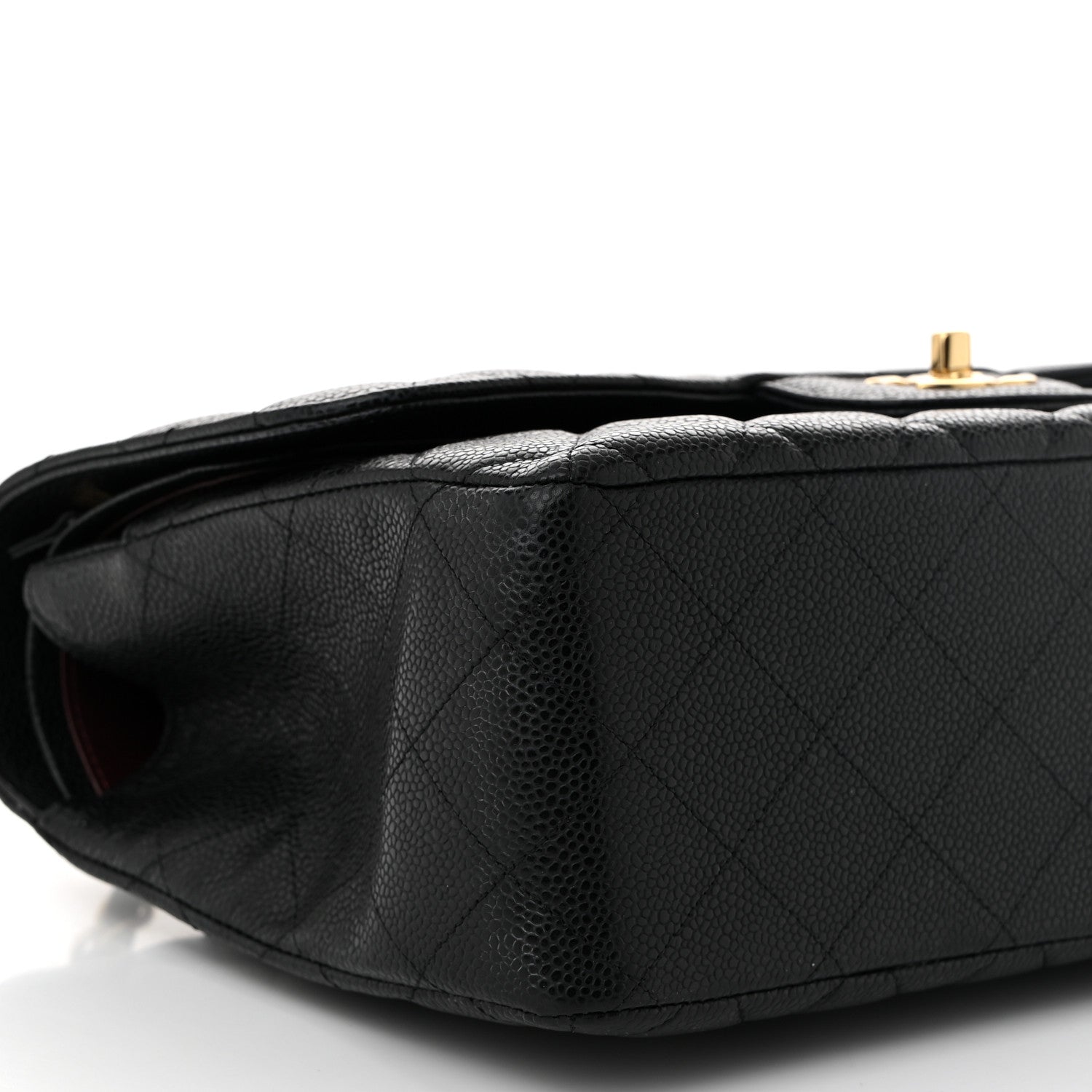 Chanel Caviar Quilted Jumbo Double Flap Black 9 of 10