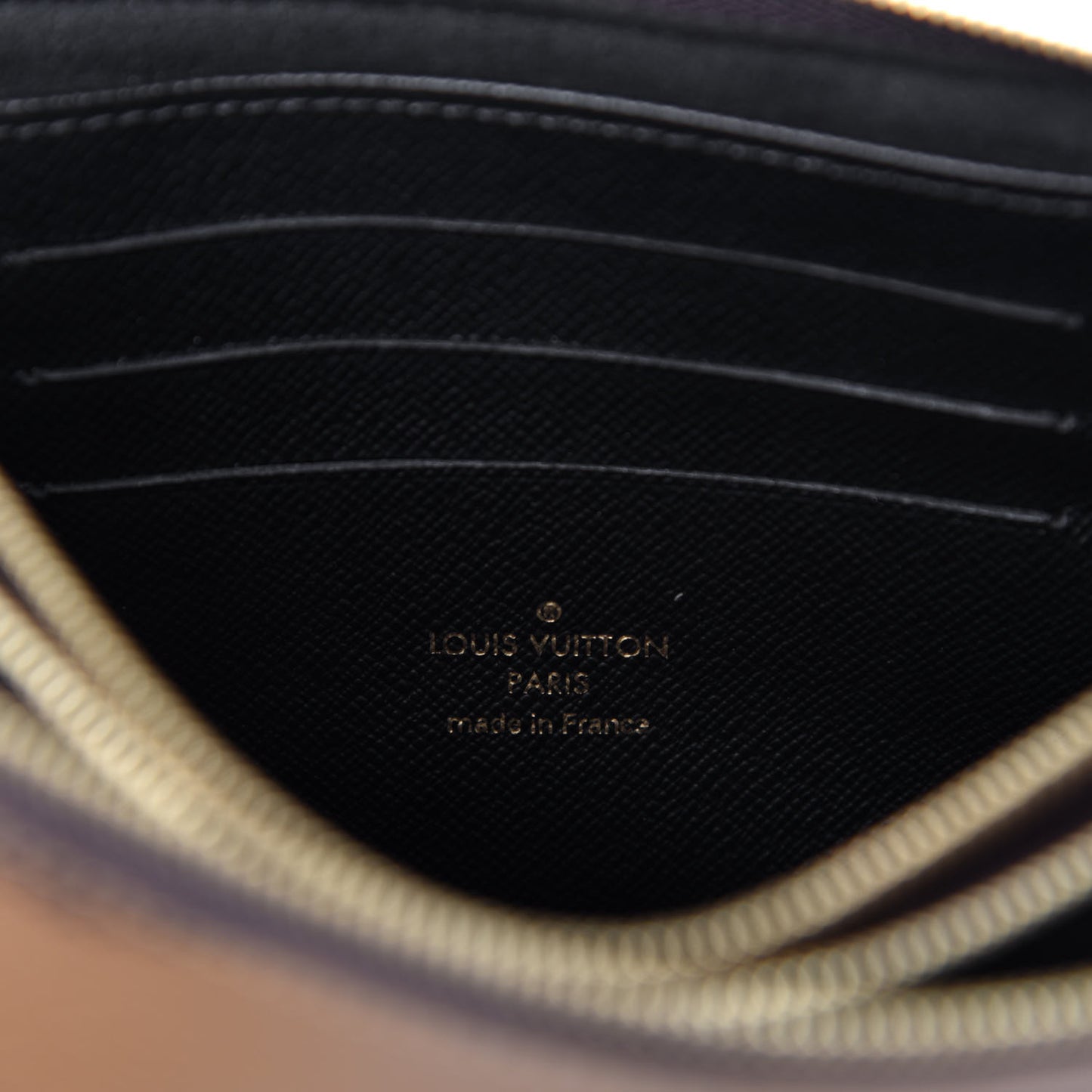 Reverse Monogram Giant Double Zip Pochette