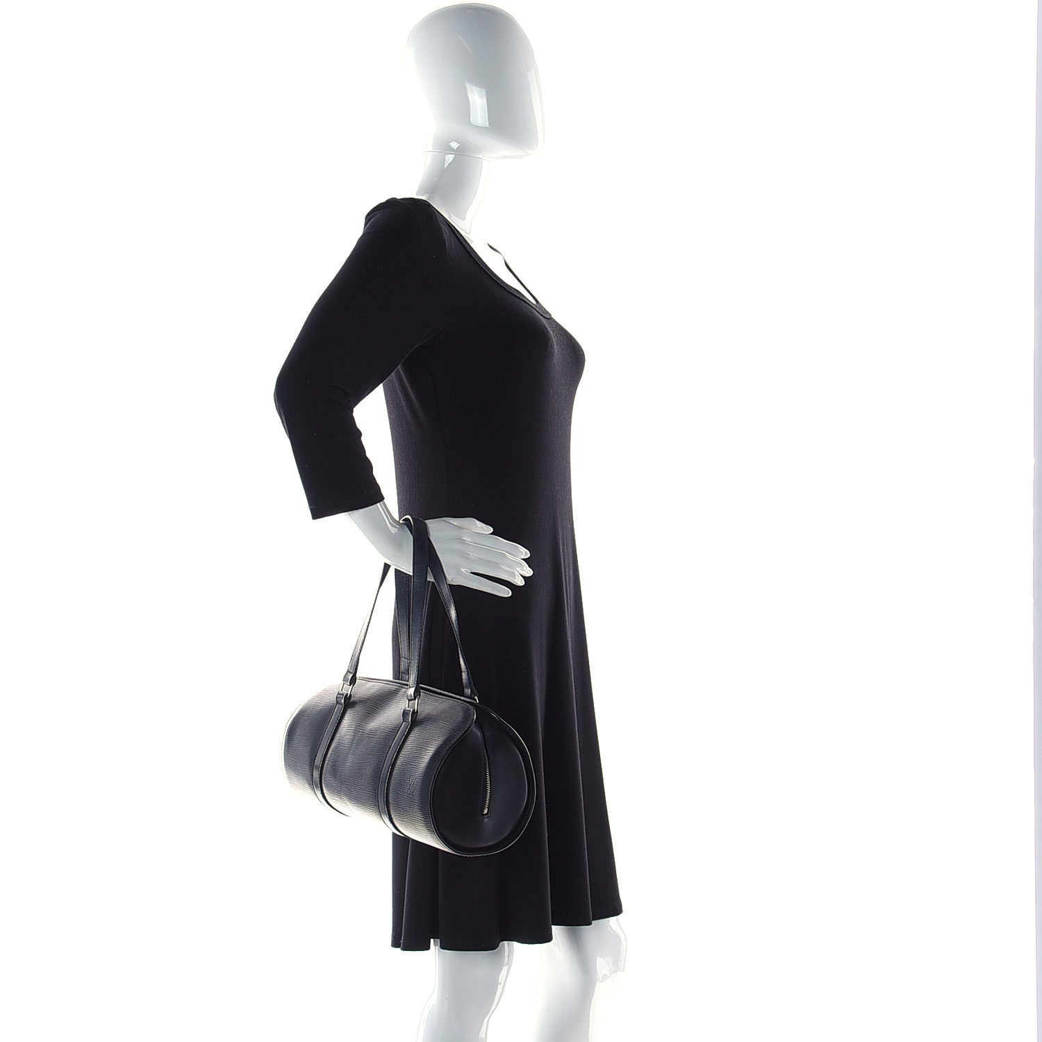 Louis Vuitton Epi Soufflot Black 2 of 8