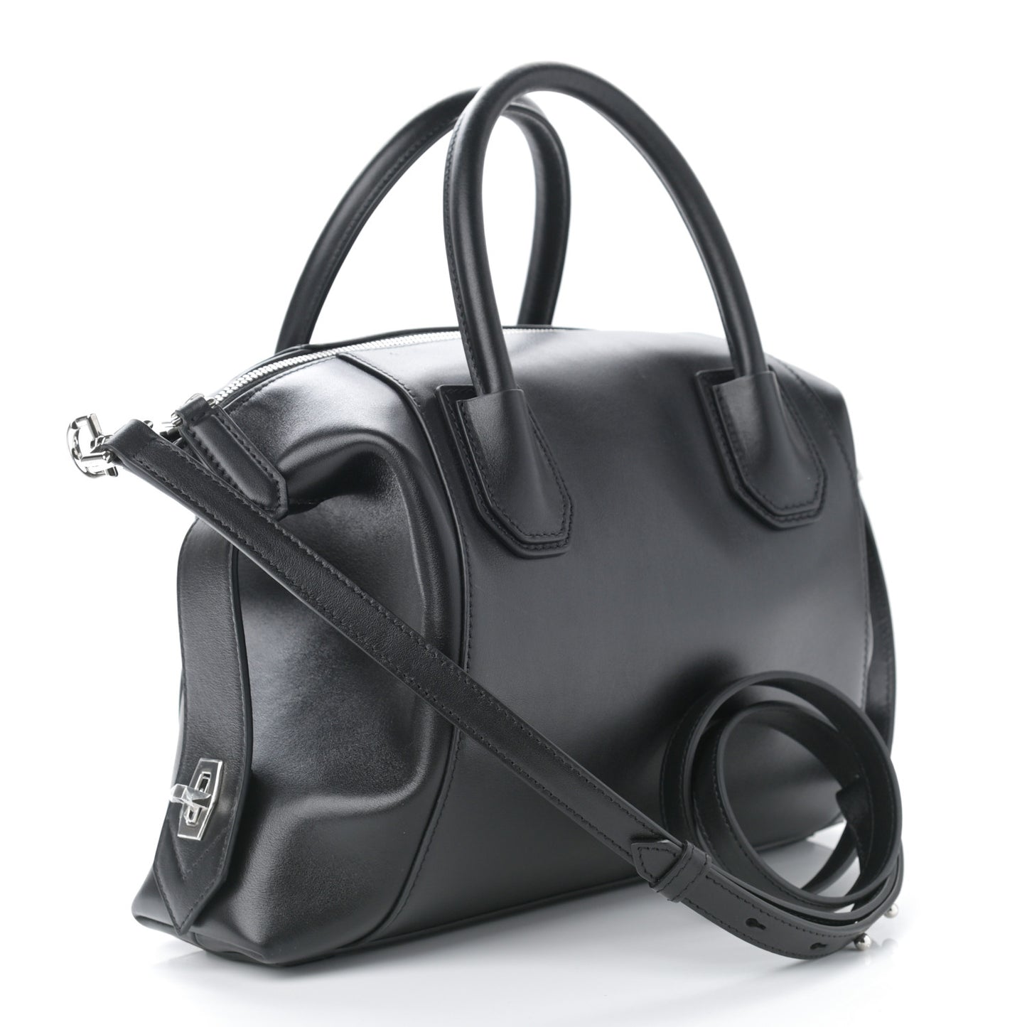 Smooth Calfskin Small Soft Antigona Black
