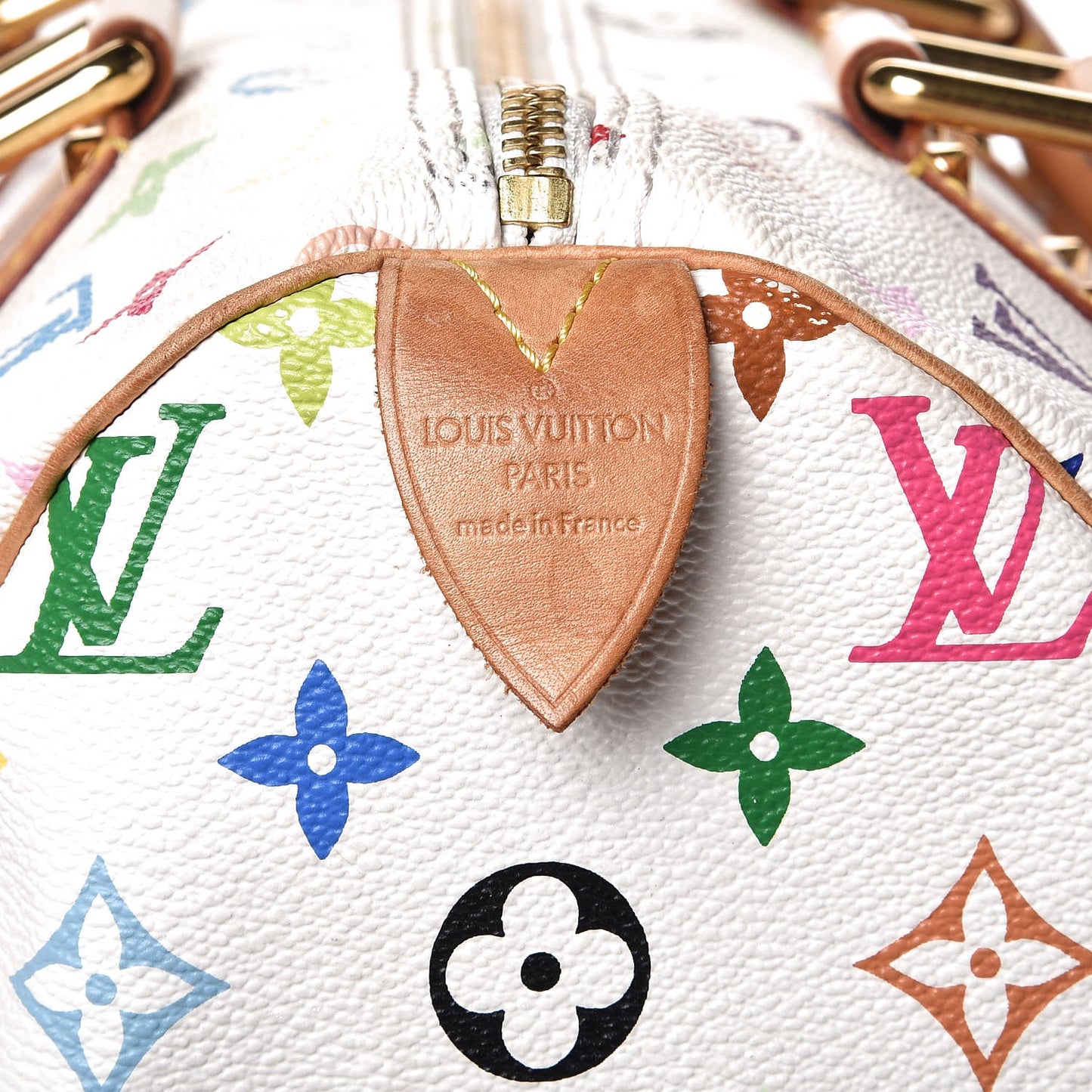 Monogram Multicolor Speedy 30 White