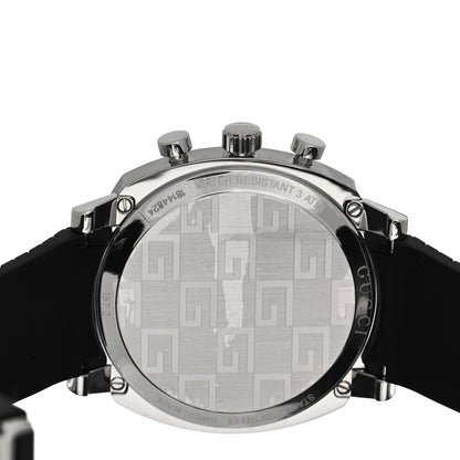 Gucci Stainless Steel Rubber 40mm Grip Quartz Watch Black 4 of 4