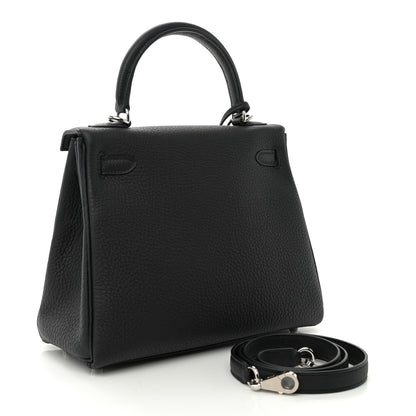 Hermes Togo Kelly Retourne 25 Black 3 of 10
