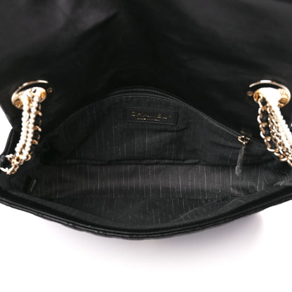 Chanel Lambskin Quilted Medium Westminster Pearl Flap Black 5 of 11