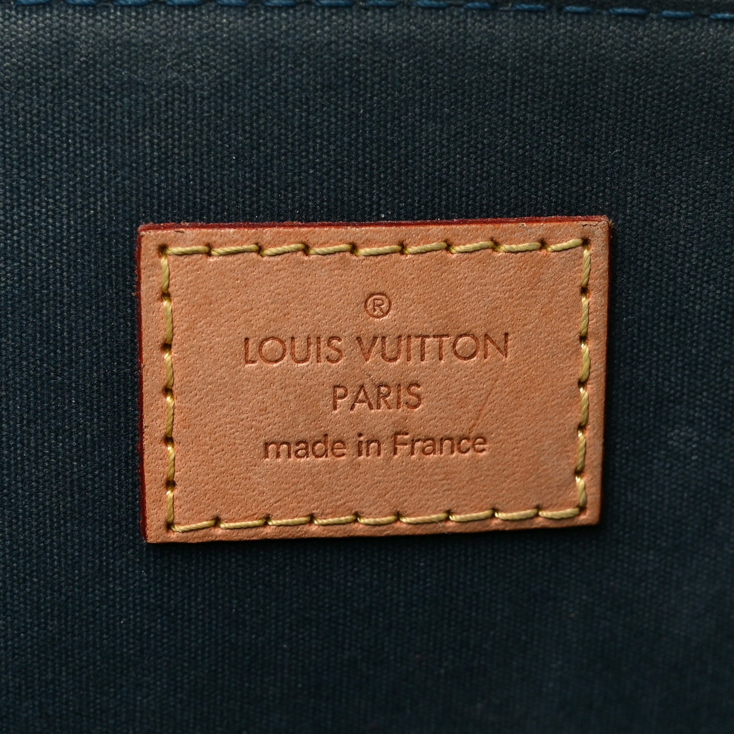 Louis Vuitton Vernis Alma PM Blue Nuit 6 of 9