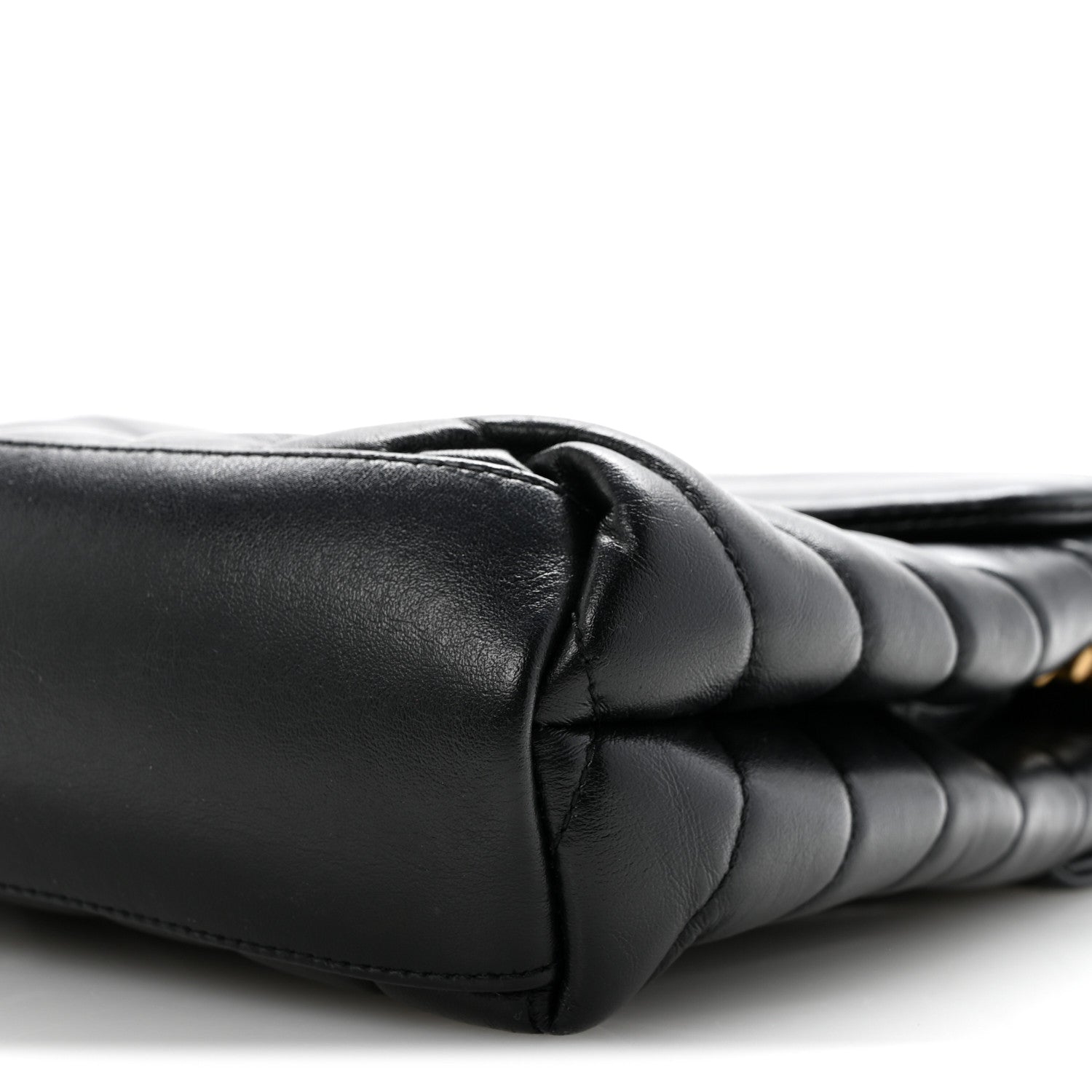Saint Laurent Calfskin Y Quilted Monogram Small Loulou Chain Satchel Black 10 of 15