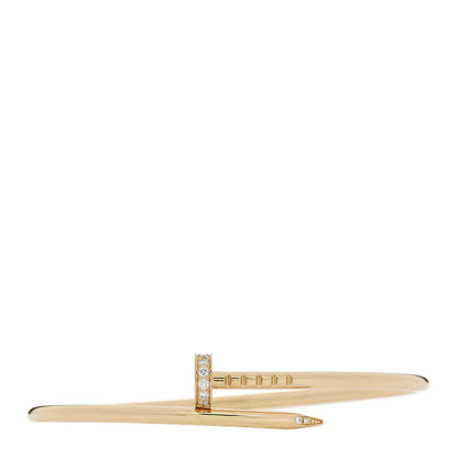 Cartier 18K Yellow Gold Diamond Small Juste Un Clou Bracelet 15 1 of 5