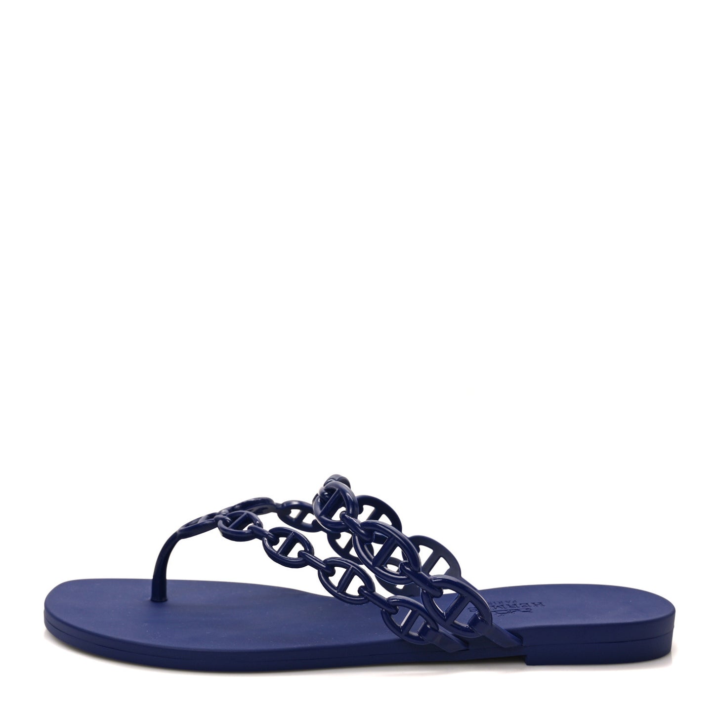 Rubber Chaine d'Ancre Island Sandals 38 Bleu Smalt