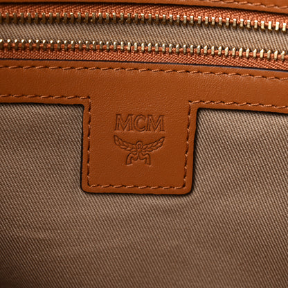 MCM Visetos Medium Klassik Tote Cognac 6 of 14