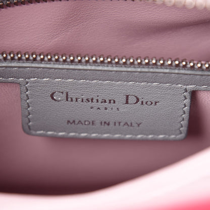 Christian Dior Lambskin Cannage Medium Tri-Color Lady Dior Fuchsia 6 of 8
