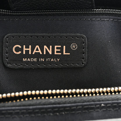Chanel Calfskin Cerf Executive Shopper Tote Black 6 of 10