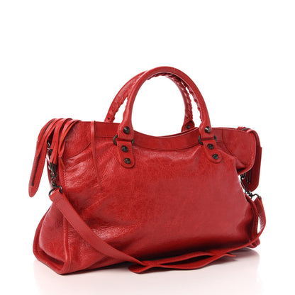 Balenciaga Agneau Classic Hardware City Rouge Cardinal 4 of 13