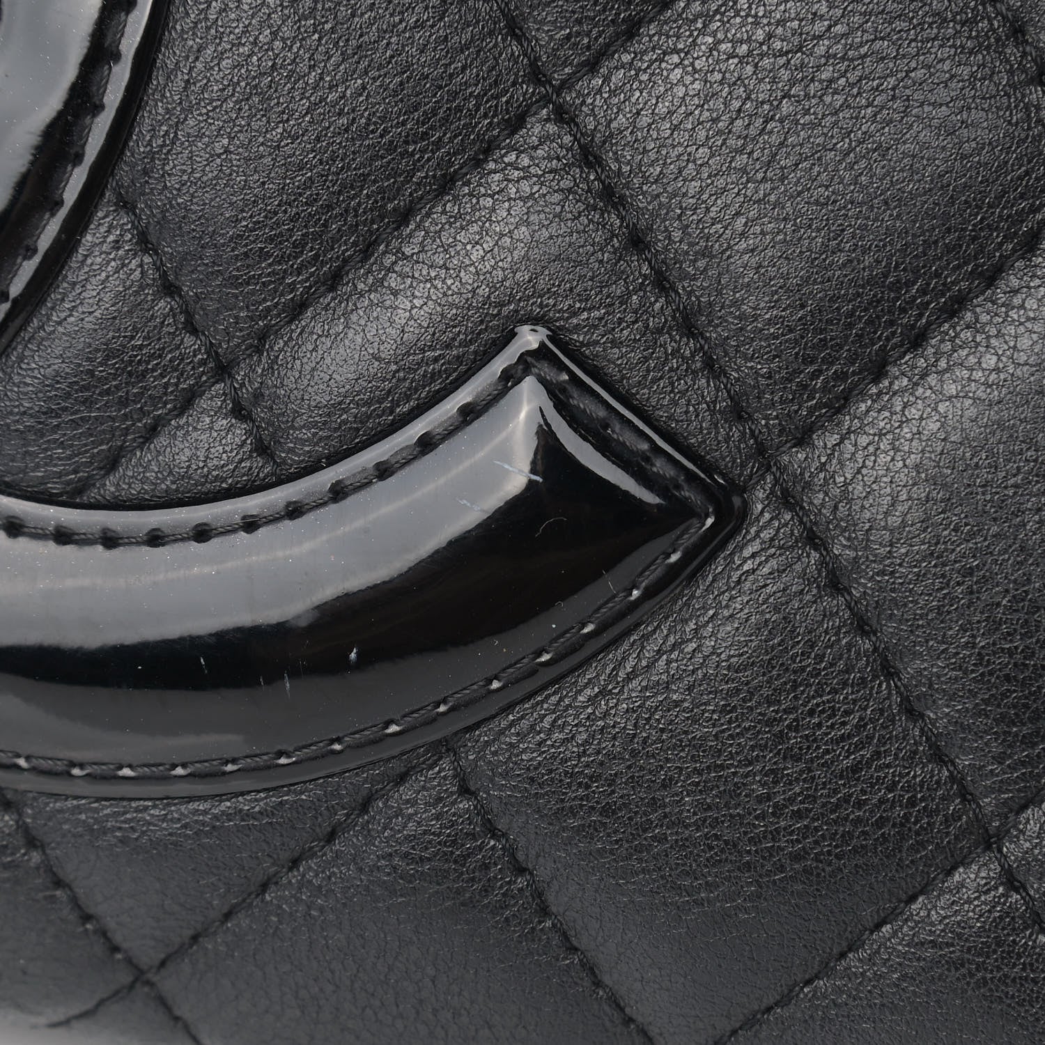 Chanel Calfskin Quilted Large Cambon Bowler Black 18 of 18