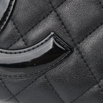 Chanel Calfskin Quilted Large Cambon Bowler Black 18 of 18