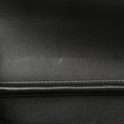 Chanel Lambskin Quilted Retro Label Clutch Black 11 of 12