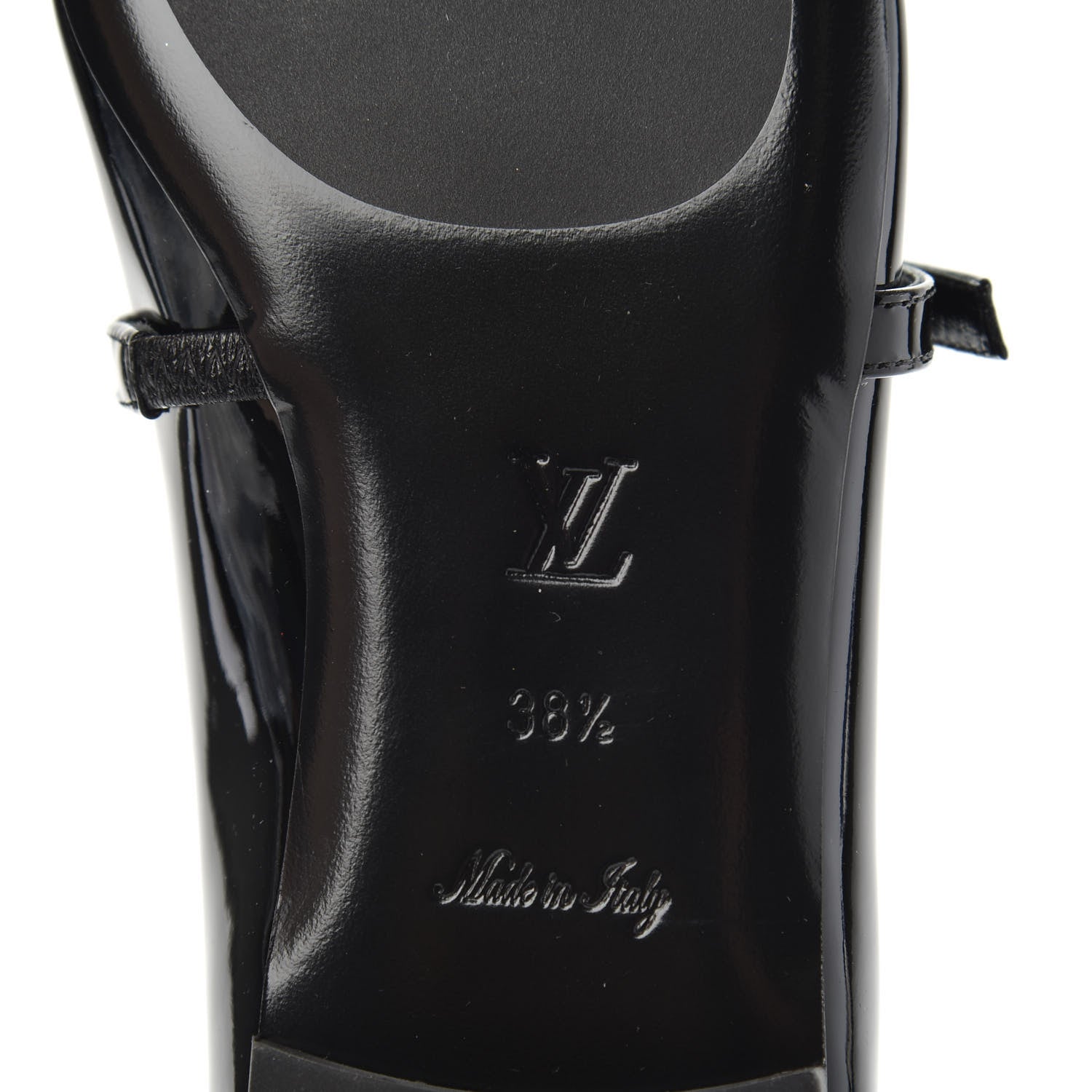 Louis Vuitton Patent Uniformes Ballet Flats 38.5 Black 7 of 8