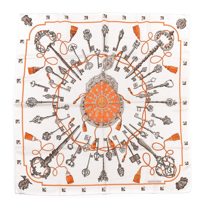 Hermes Silk Keys Les Cles Scarf 90 1 of 4