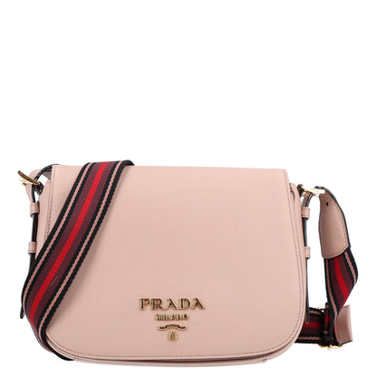 Prada Saffiano Flap Crossbody Cammeo 1 of 10