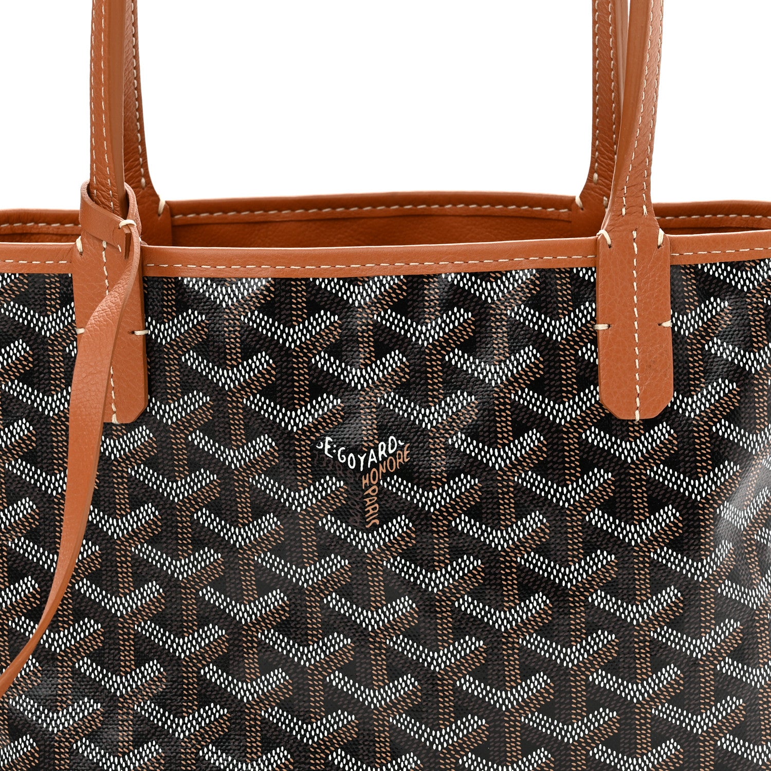 Goyard Goyardine Reversible Mini Anjou Black Gold 12 of 17