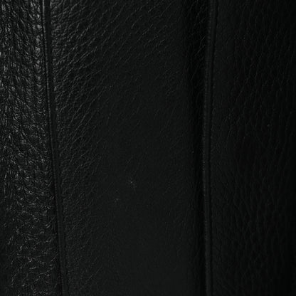 Prada Vitello Daino Push Lock Flap Wallet Black 10 of 12