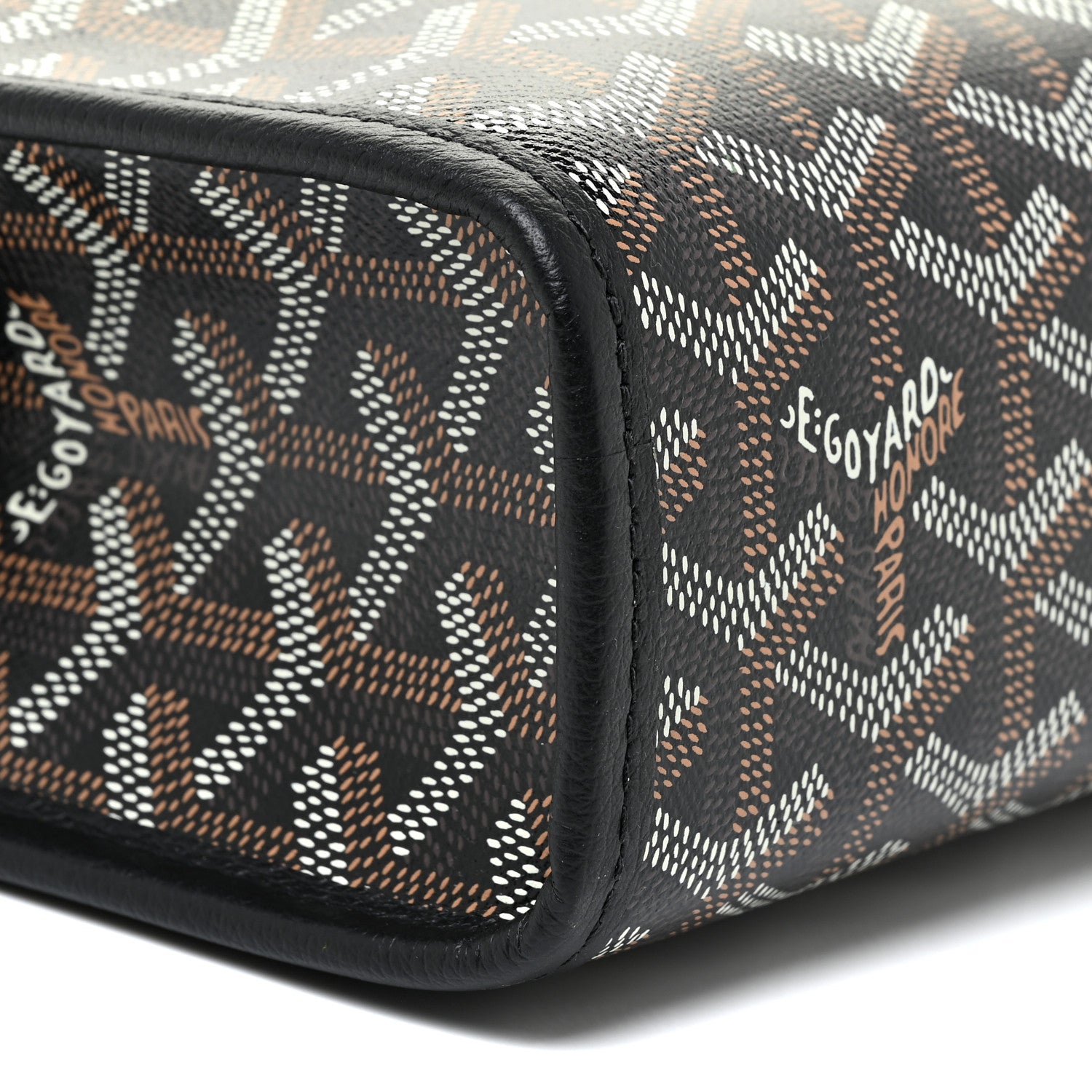 Goyard Goyardine Jouvence MM Toiletry Pouch Black 7 of 8