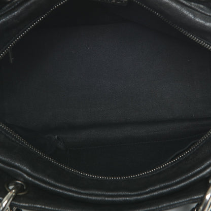 Chanel Distressed Caviar Outdoor Ligne Tote Black 5 of 7
