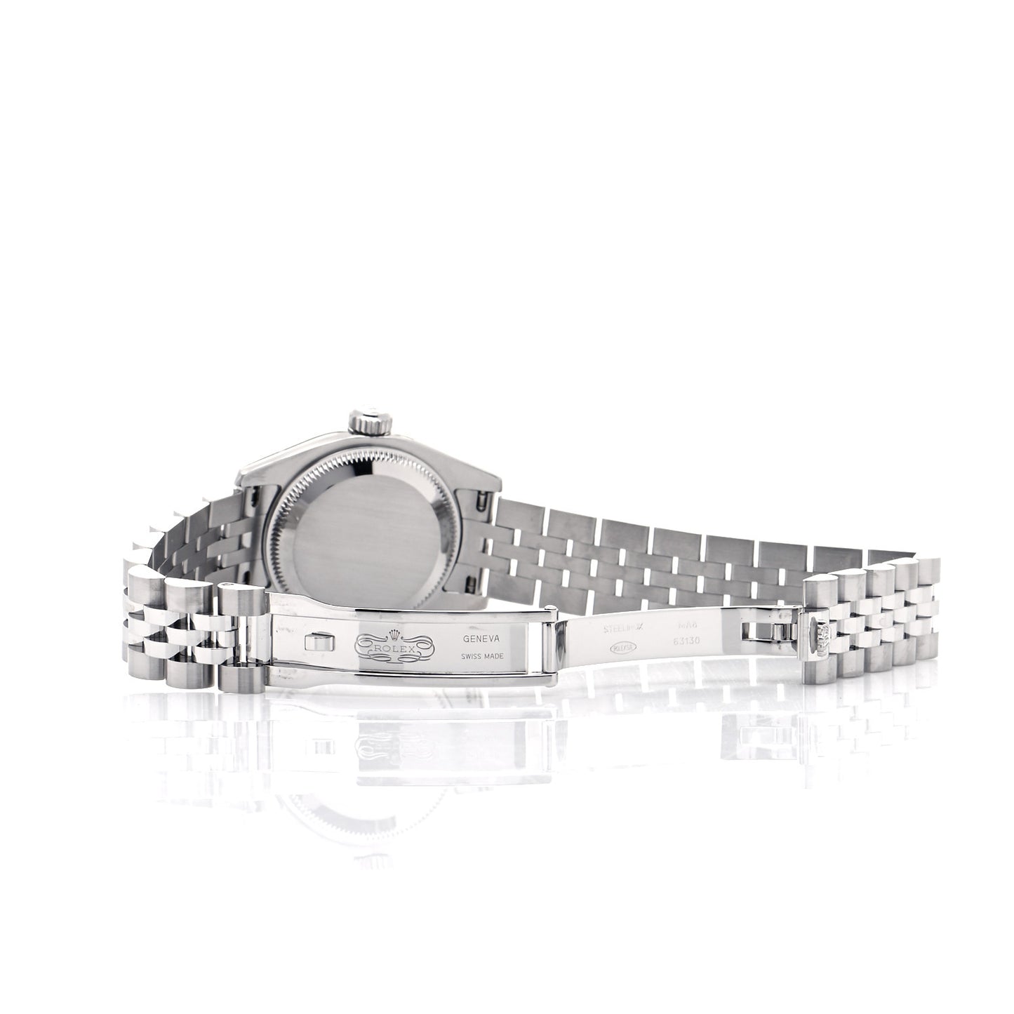 Stainless Steel 18K White Gold 26mm Oyster Perpetual Datejust Watch White Roman 179174