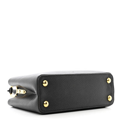 Louis Vuitton Taurillon Capucines BB Black 4 of 9