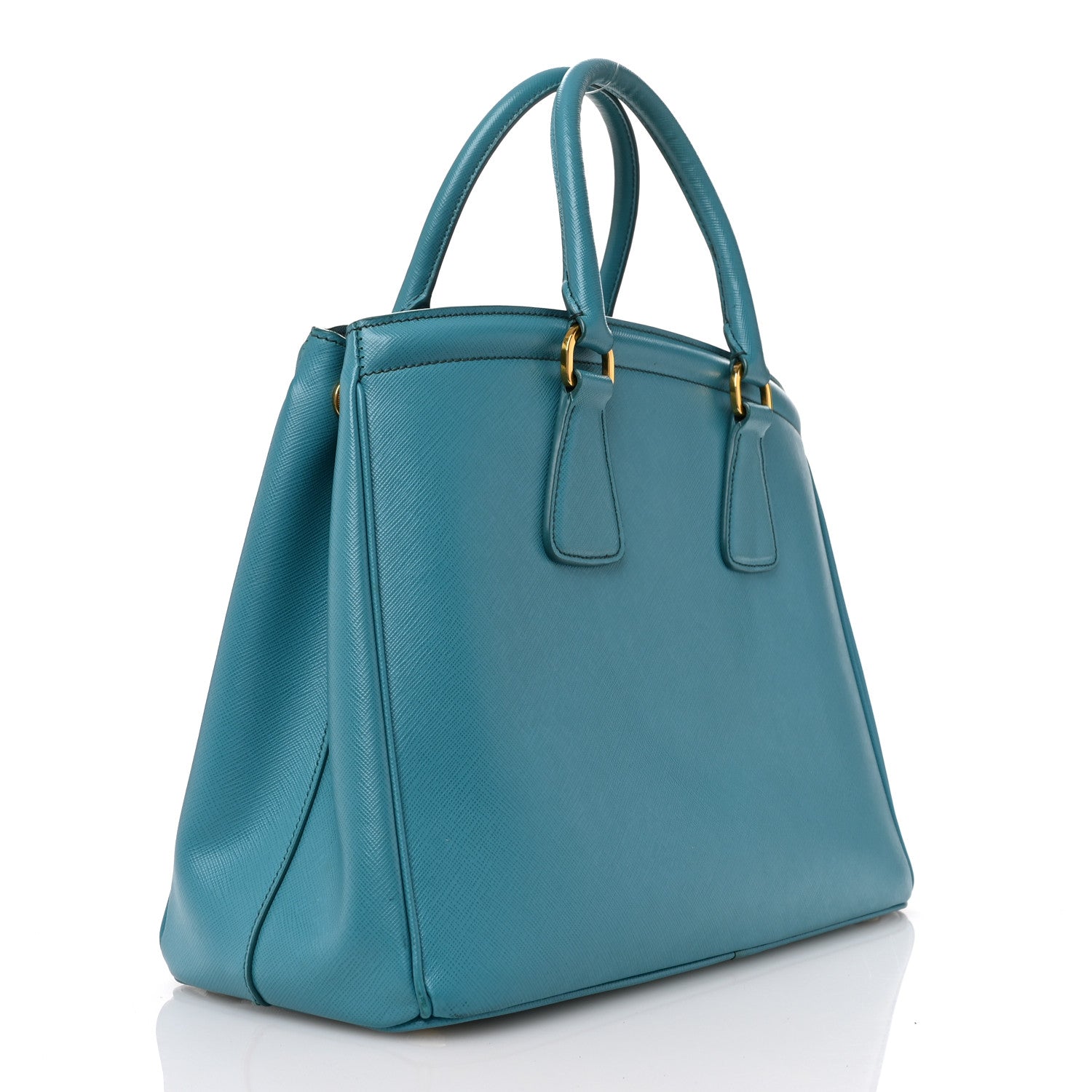 Prada Saffiano Lux Parabole Tote Turchese 3 of 13
