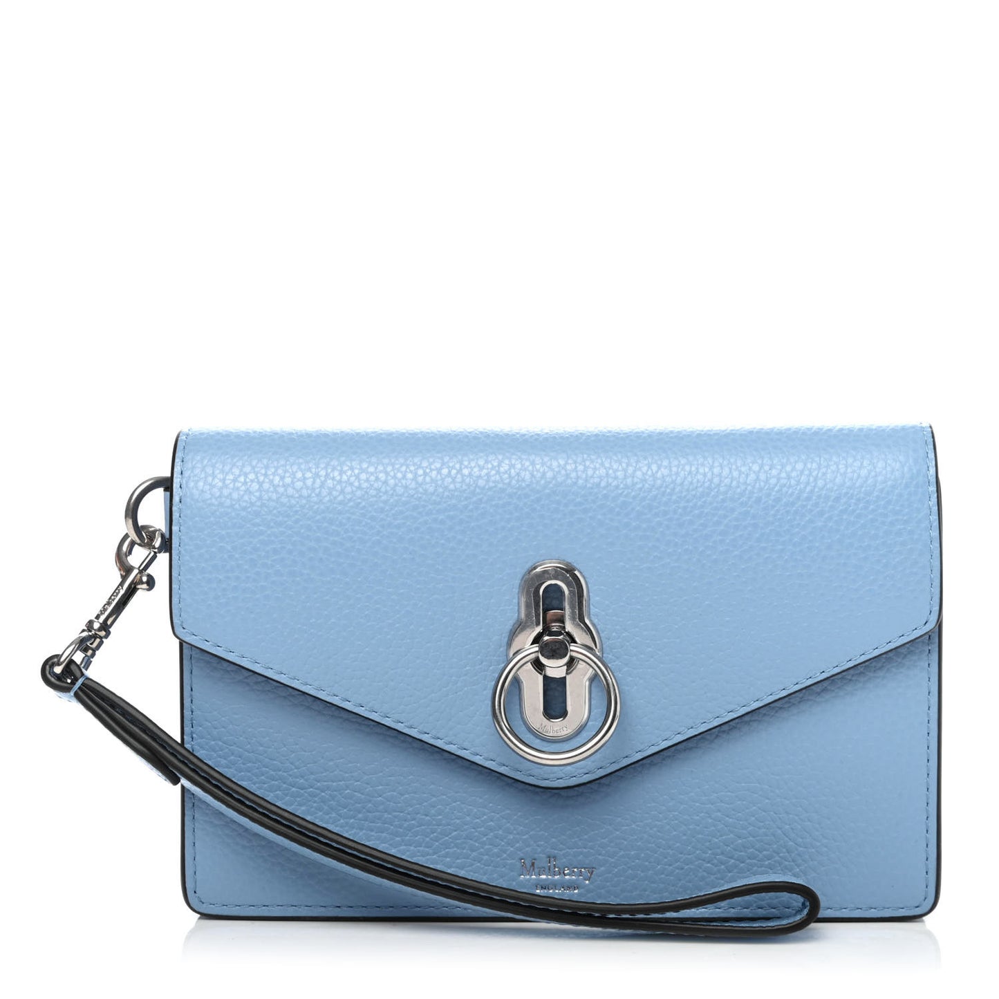 Small Classic Grain Amberley Phone Clutch Blue