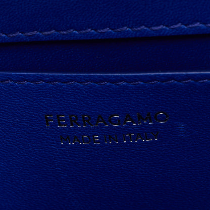 Salvatore Ferragamo Brushed Calfskin Mini Prisma Lapis Lazuli 6 of 8