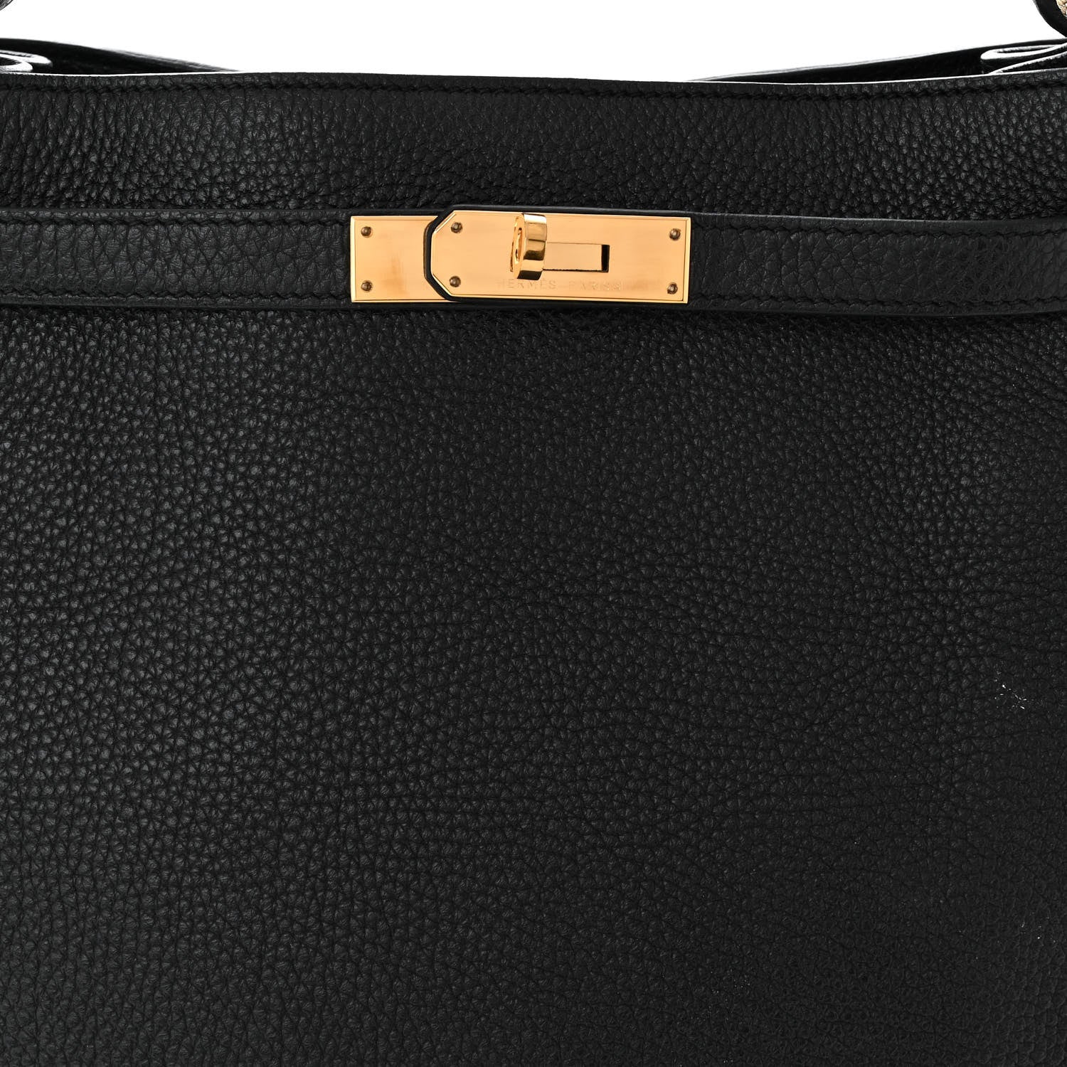 Hermes Togo So Kelly 26 Black 8 of 12