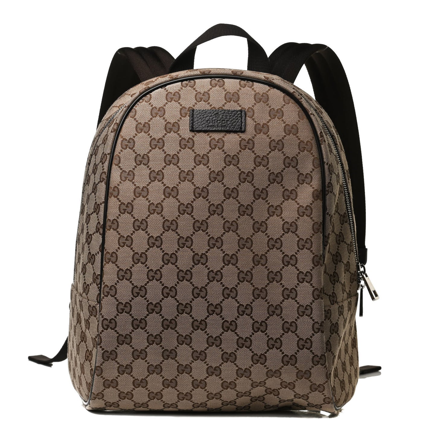 GG Monogram Travel Backpack Dark Brown