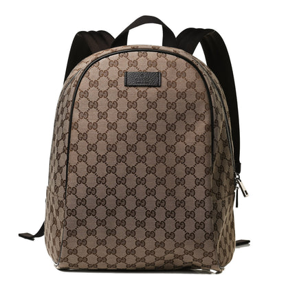 Gucci GG Monogram Travel Backpack Dark Brown 1 of 10
