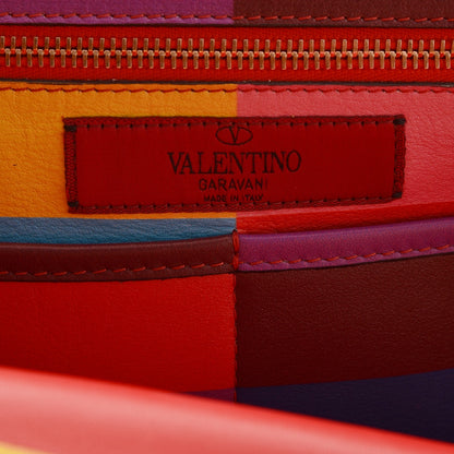 Valentino Garavani Vitello 1973 Medium Rockstud Tote Multicolor 7 of 8