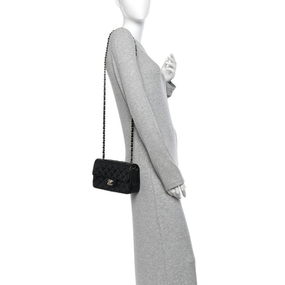 Chanel Lambskin Quilted Mini Rectangular Flap Black 2 of 11