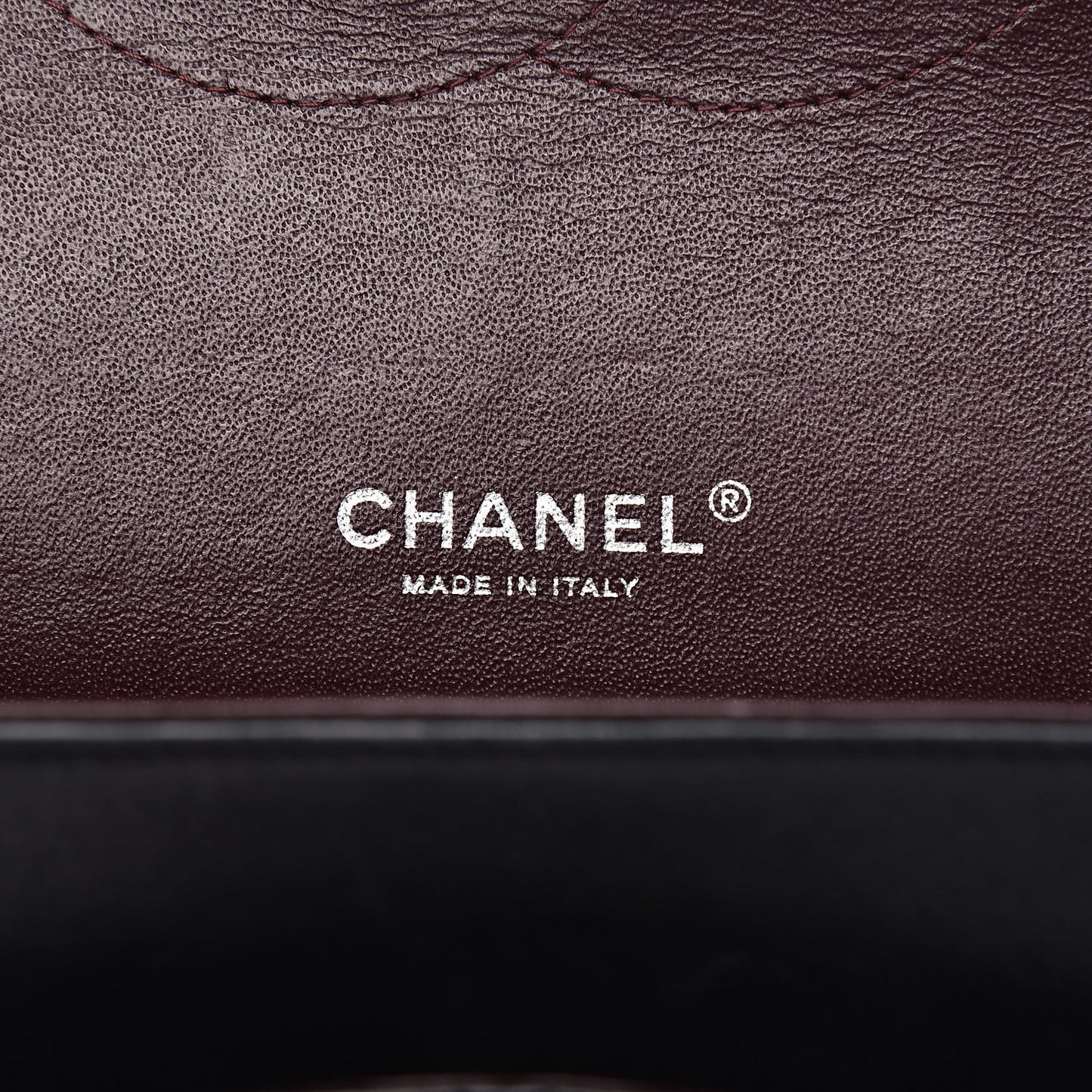 Lambskin Quilted Maxi Double Flap Black