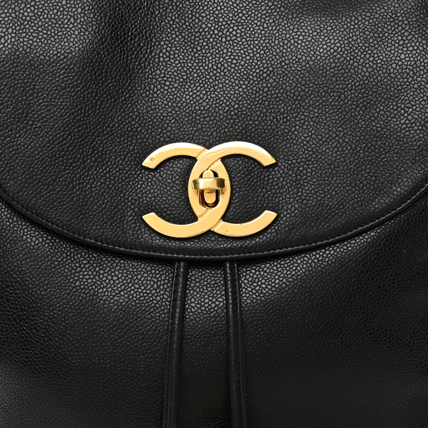 Chanel Caviar CC Backpack Black 8 of 10