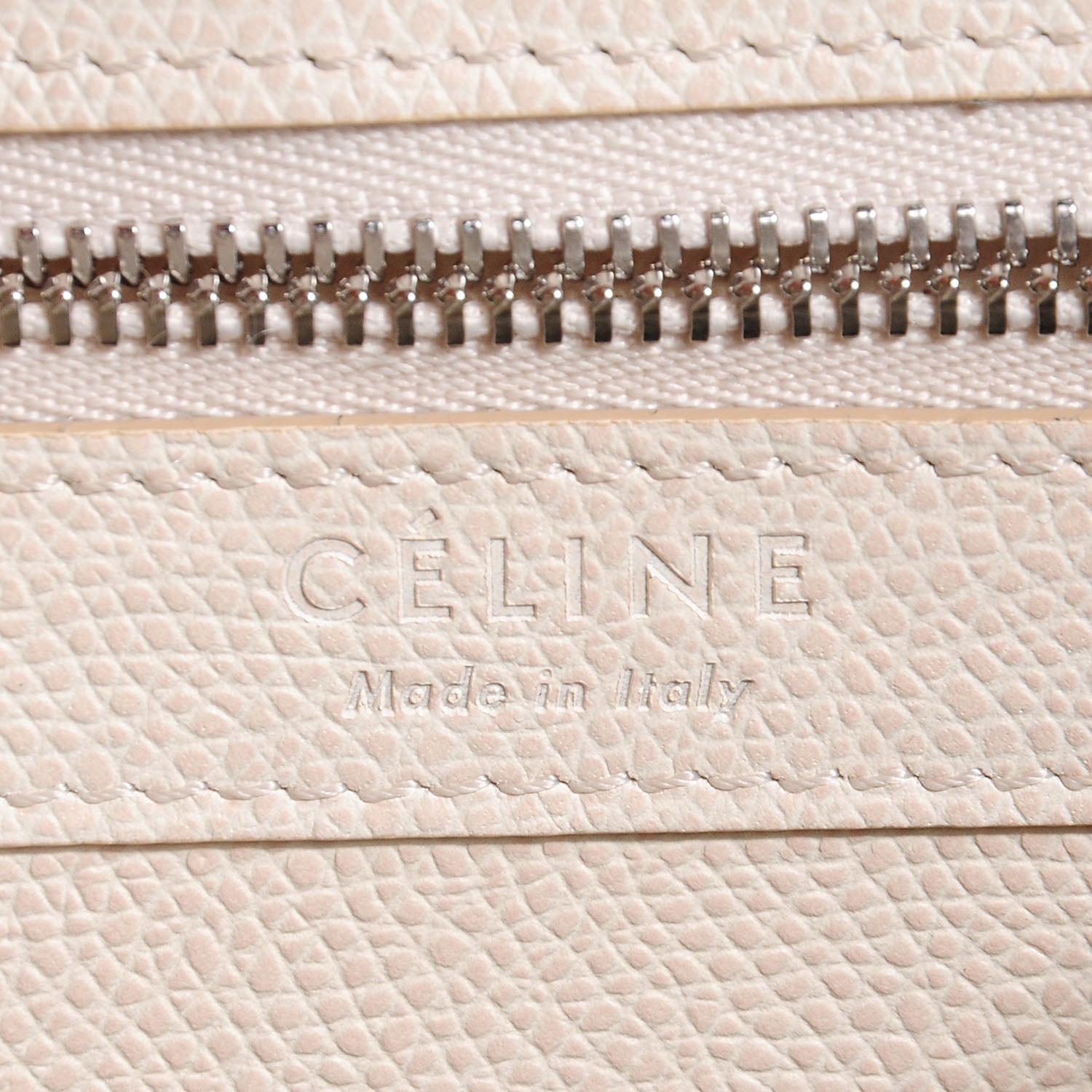 Celine Grained Calfskin Small Vertical Bi-Cabas Cream Black 6 of 8